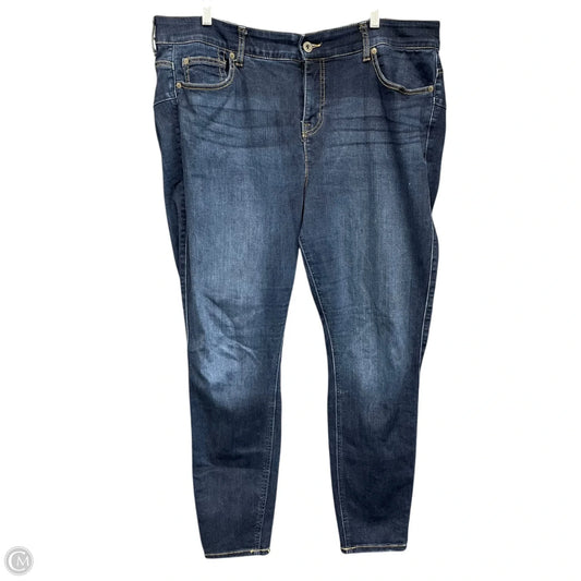 Jeans Jeggings By Torrid In Blue Denim, Size: 20