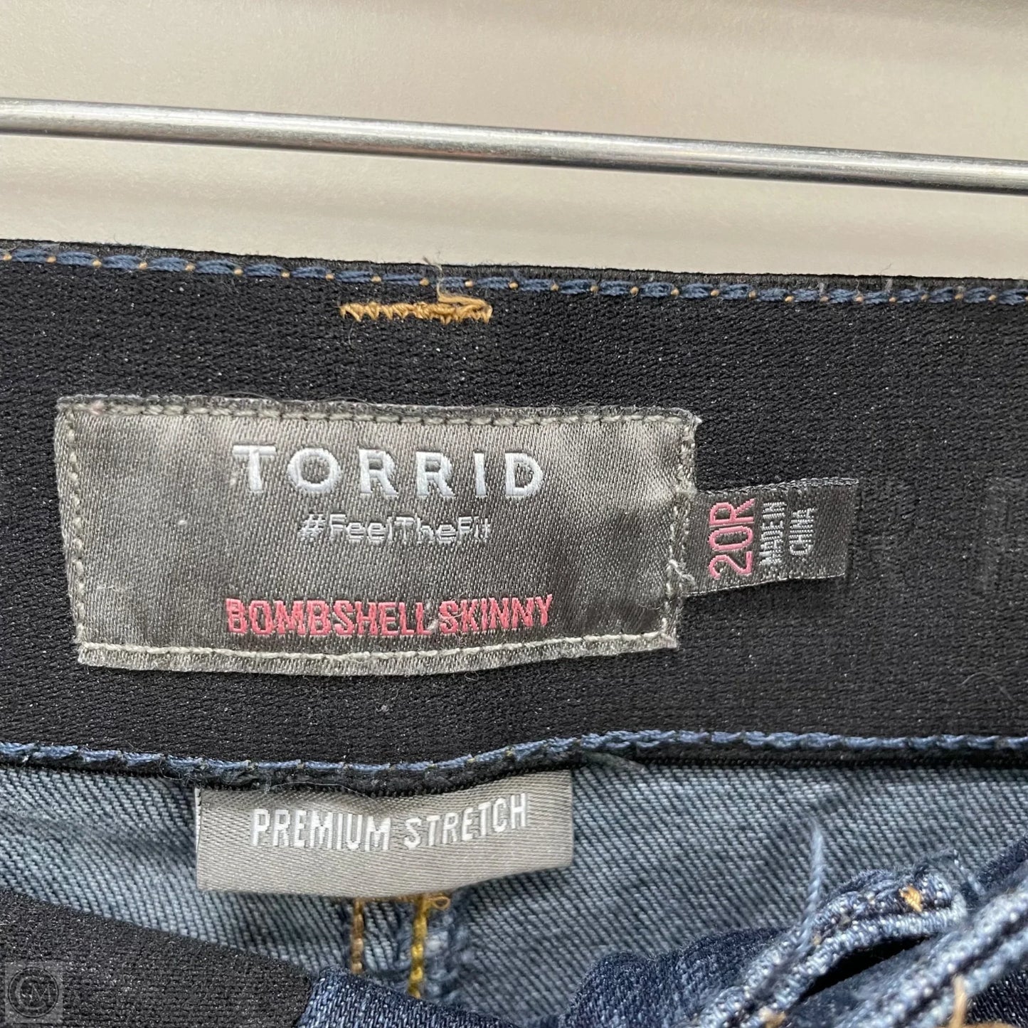 Jeans Jeggings By Torrid In Blue Denim, Size: 20