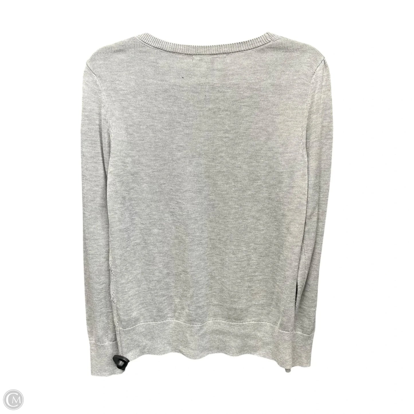 Sweatshirt Crewneck By Banana Republic In Grey, Size: S