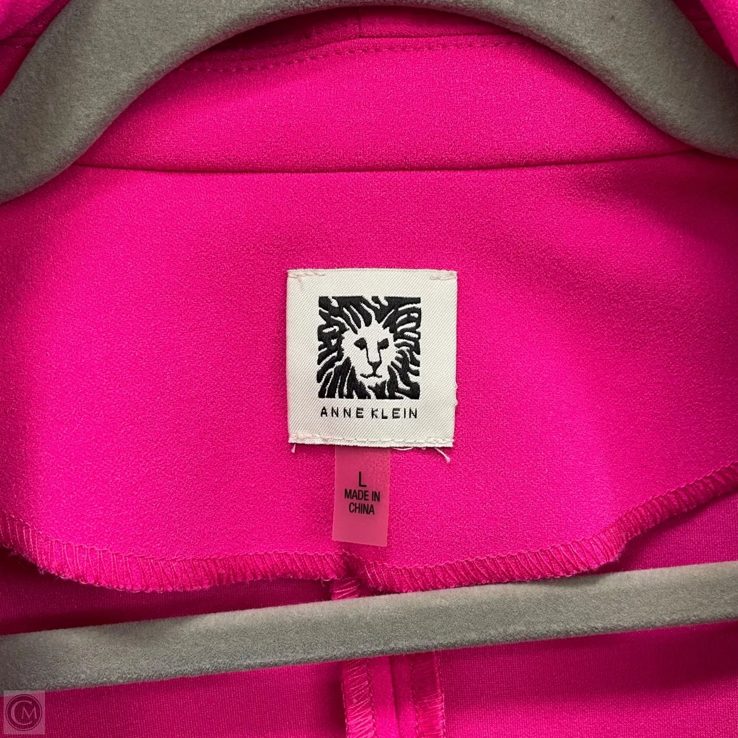 Blazer By Anne Klein In Pink, Size: L