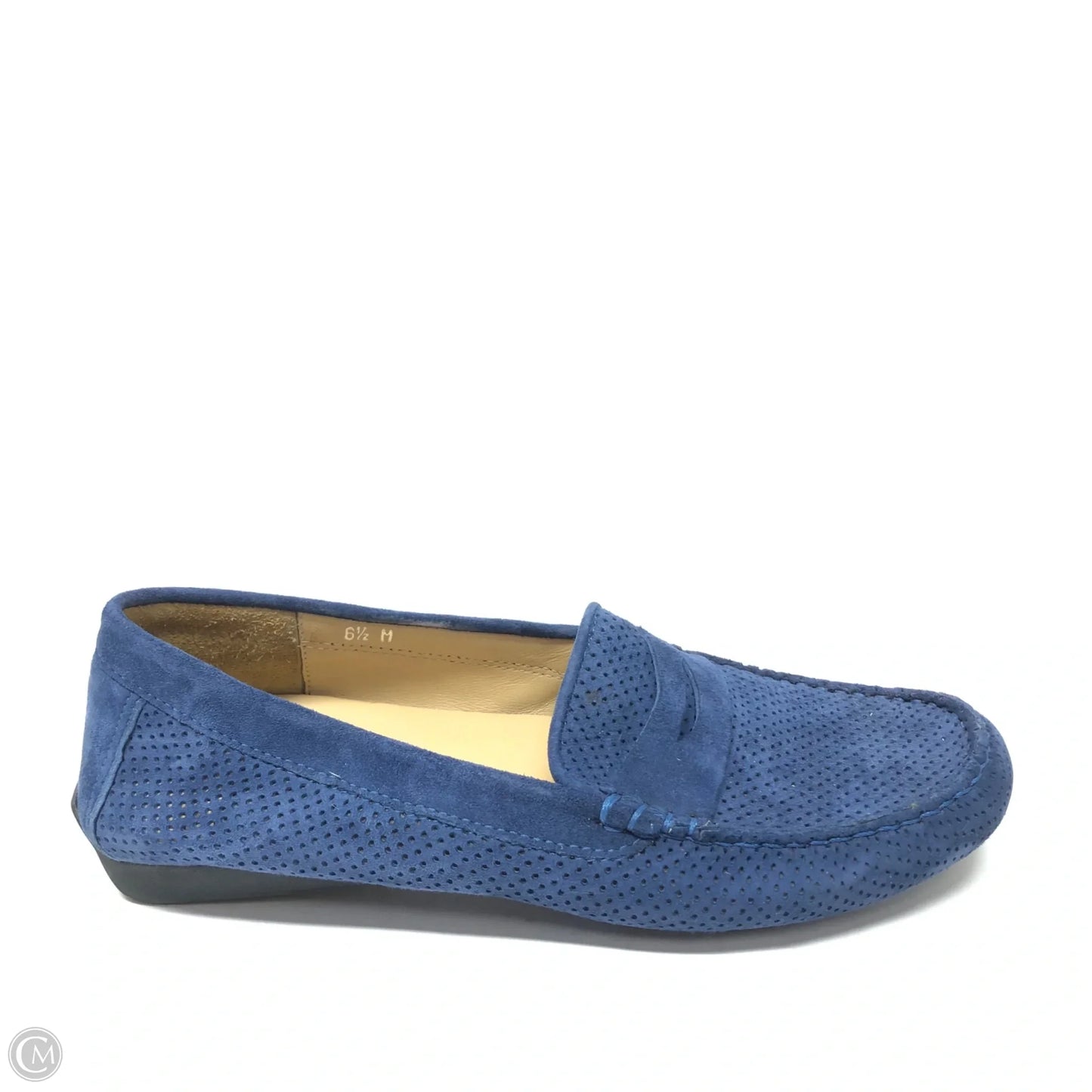 Shoes Designer By Neiman Marcus In Blue, Size: 6.5