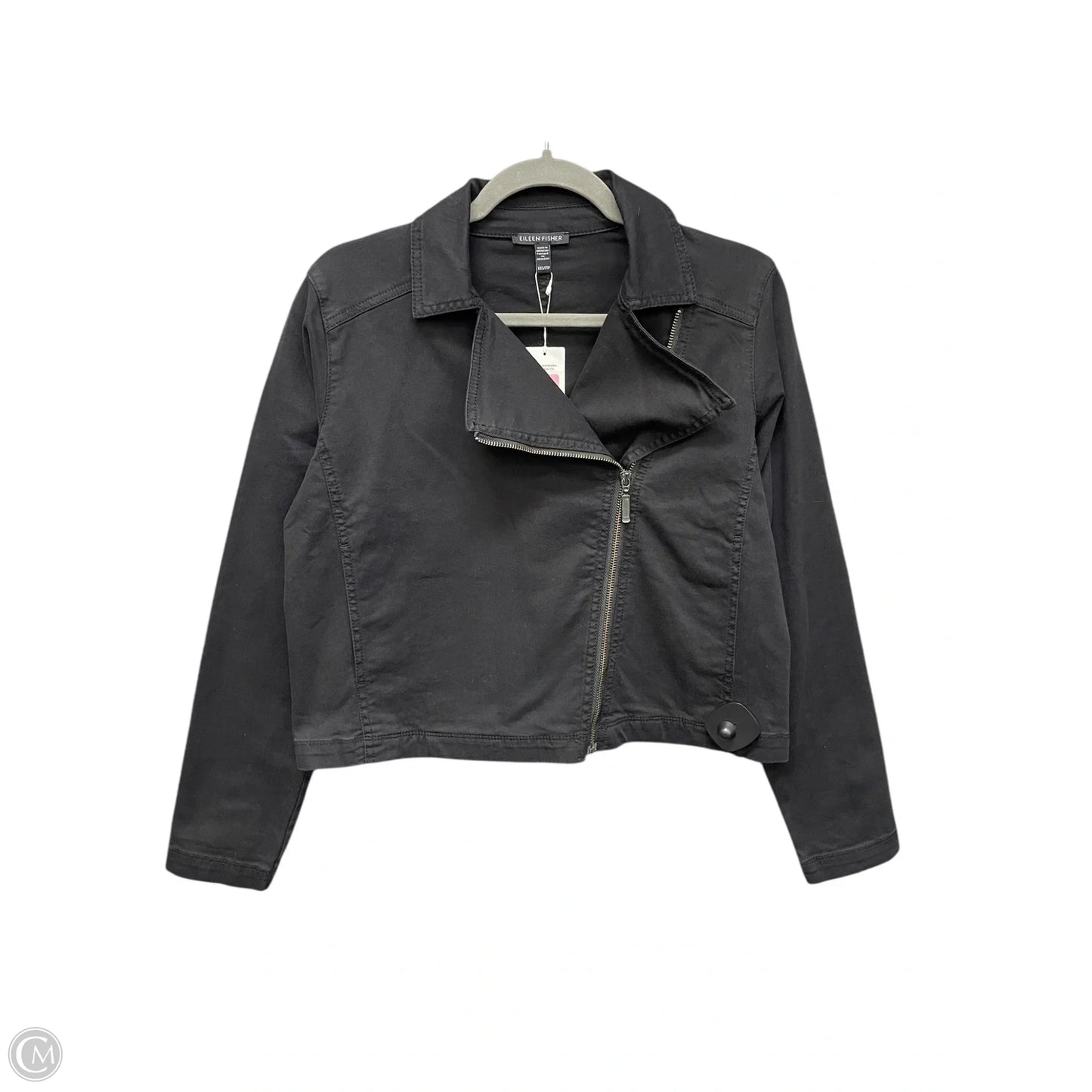 Jacket Other By Eileen Fisher In Black, Size: Xxs