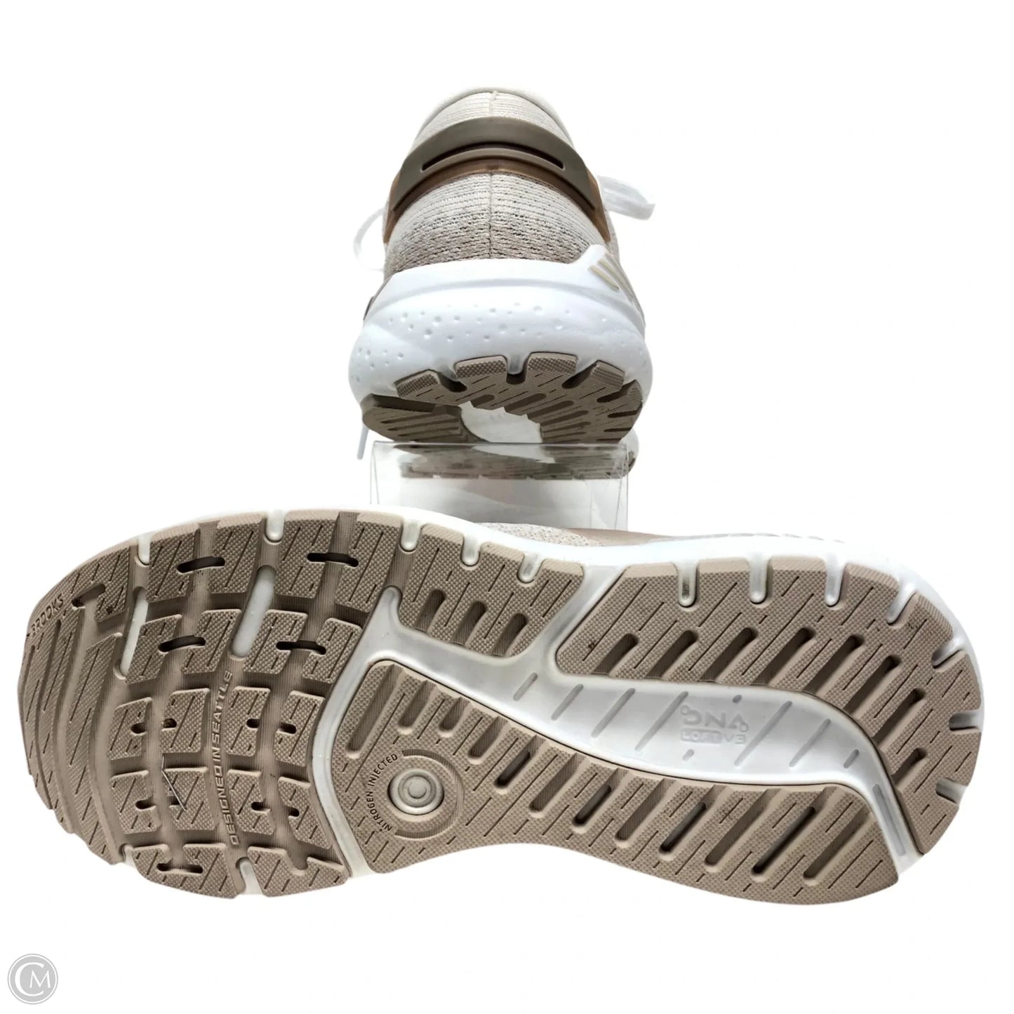 Shoes Athletic By Brooks In Cream, Size: 7