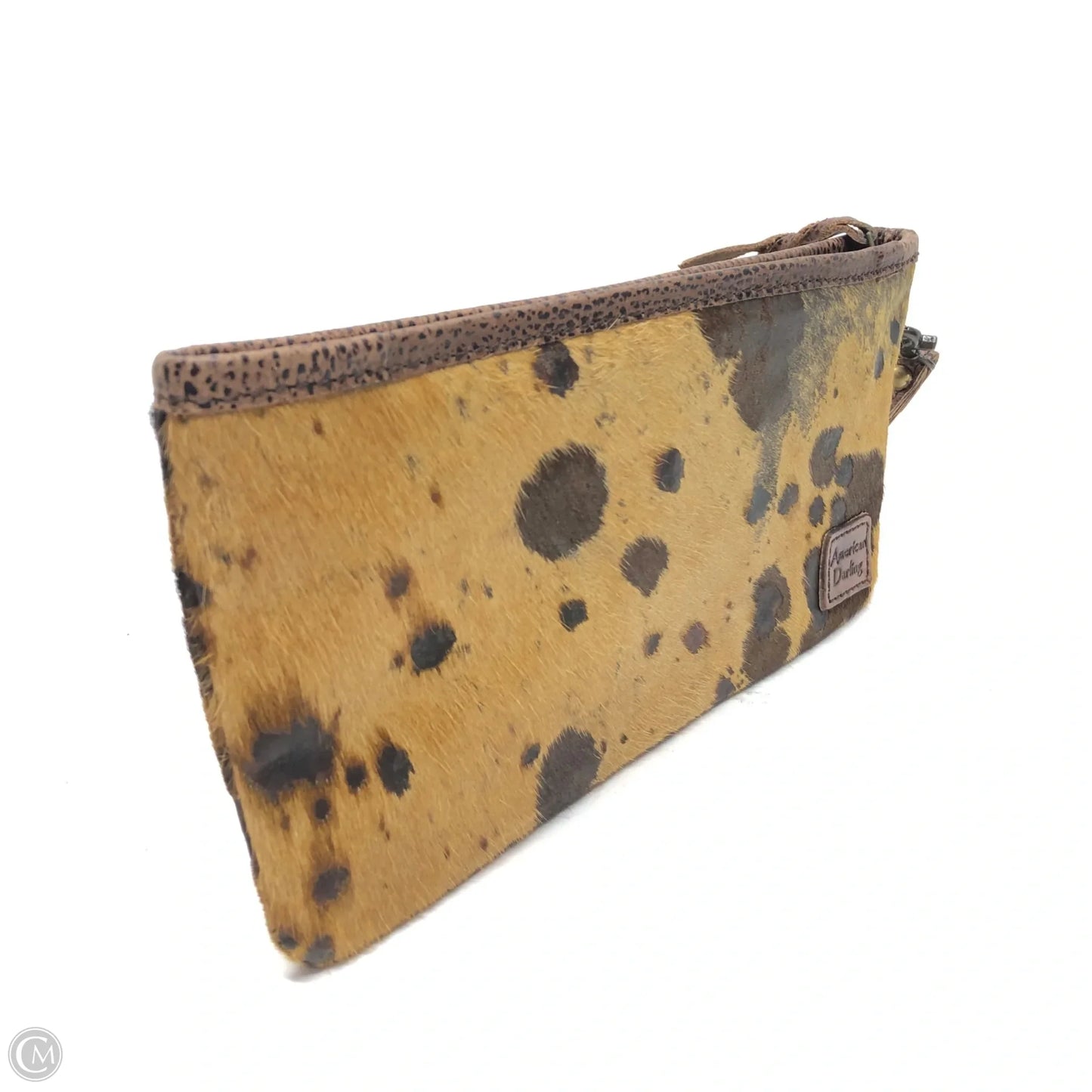 Wristlet Leather By Clothes Mentor, Size: Medium