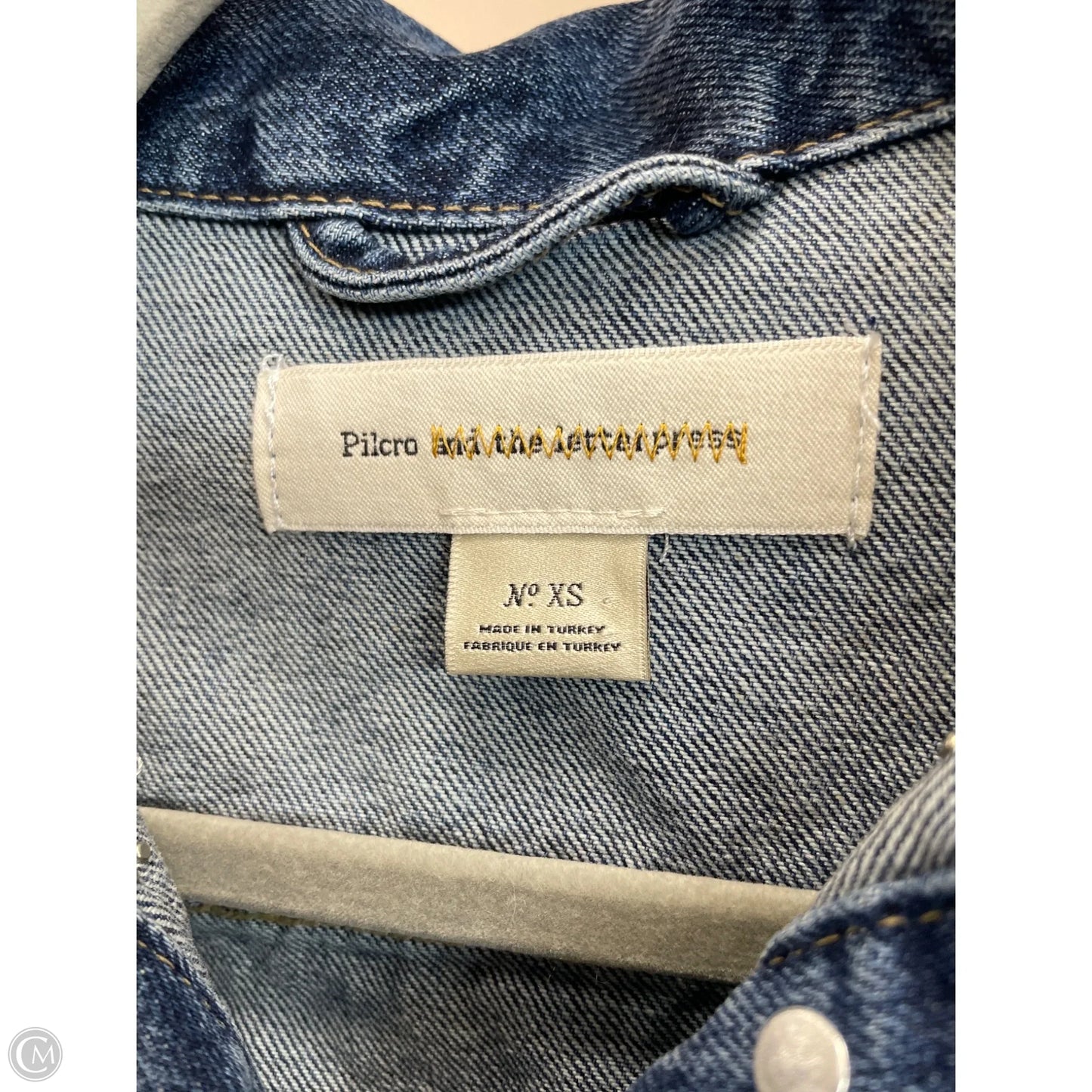 Jacket Denim By Pilcro In Blue Denim, Size: Xs