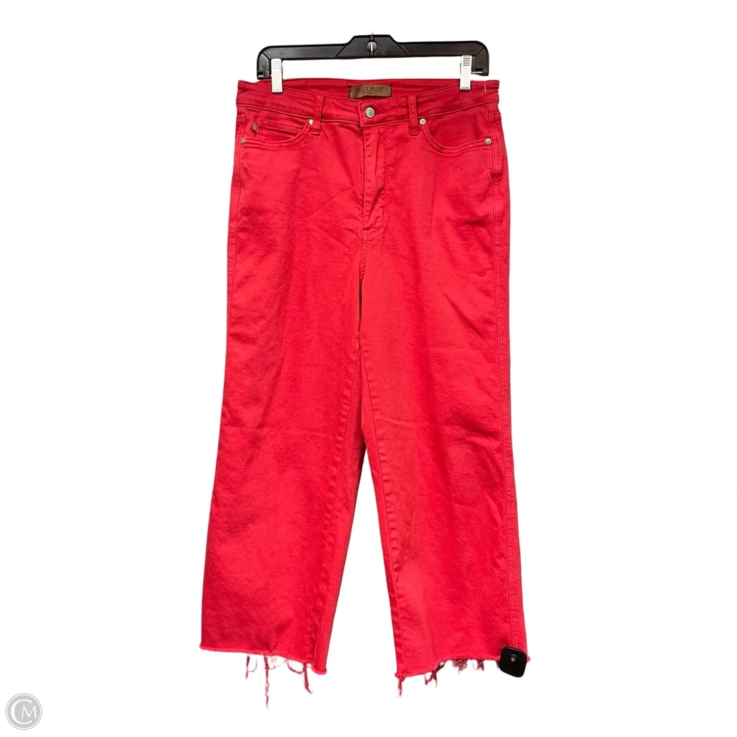 Jeans Straight By Judy Blue In Red, Size: 12