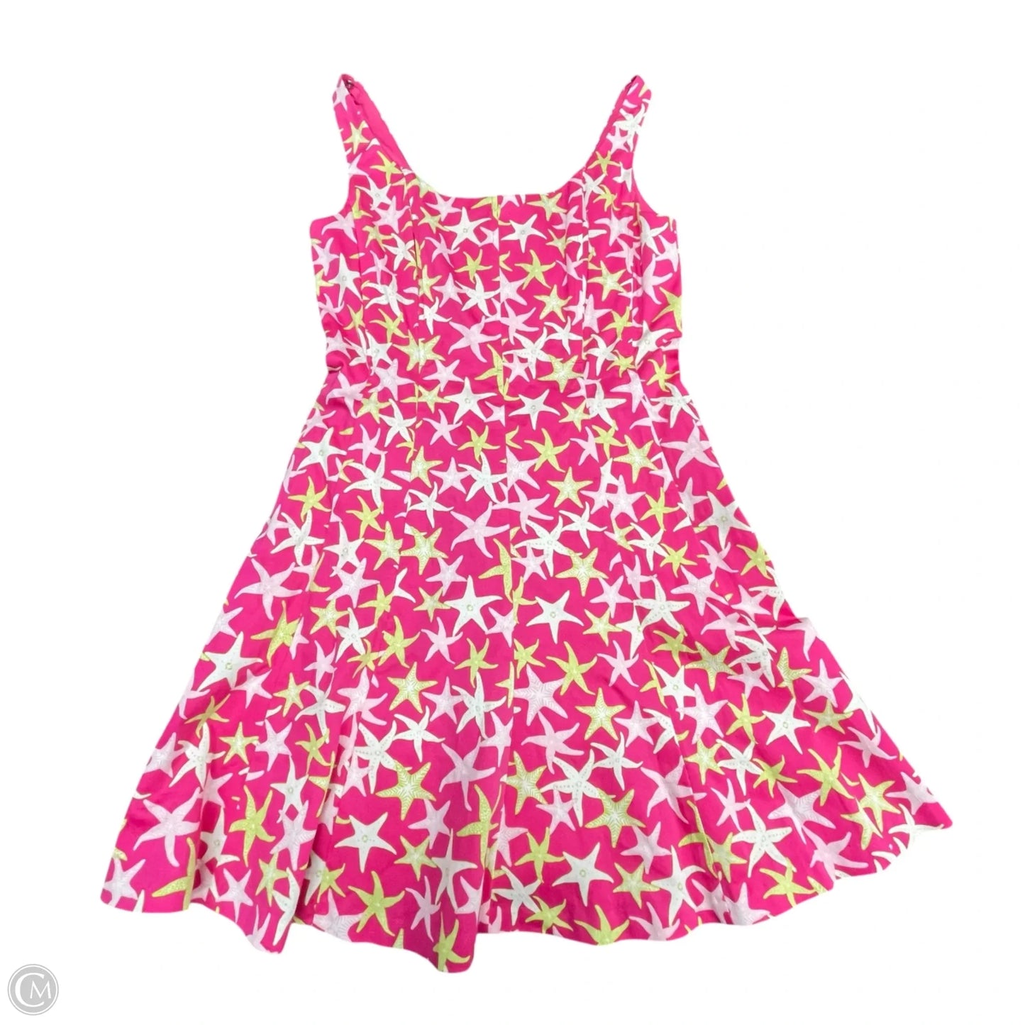 Dress Casual Short By Pappagallo In Green & Pink, Size: 4