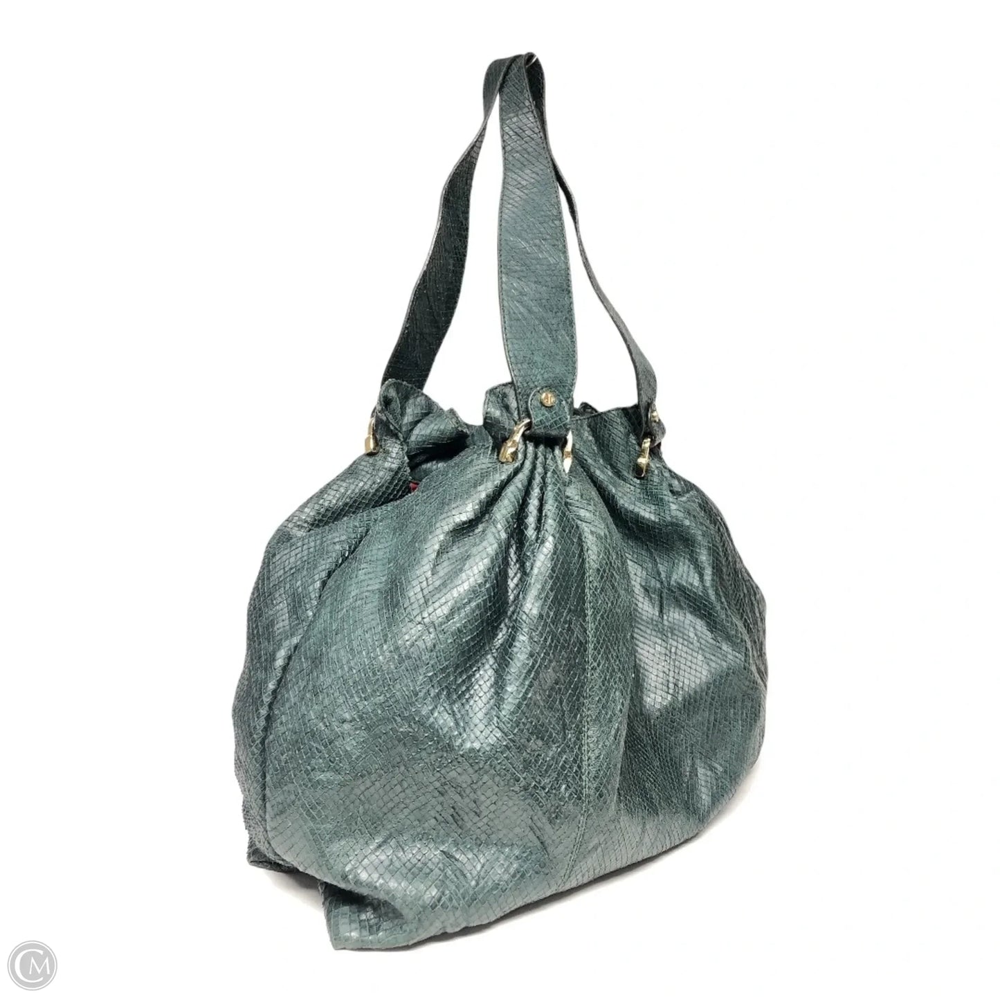 Handbag Leather By Cmc, Size: Large