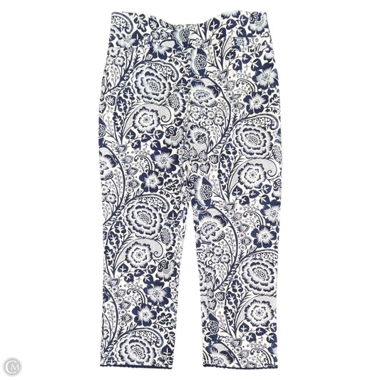 Pants Chinos & Khakis By Chicos In Blue & White, Size: 2p