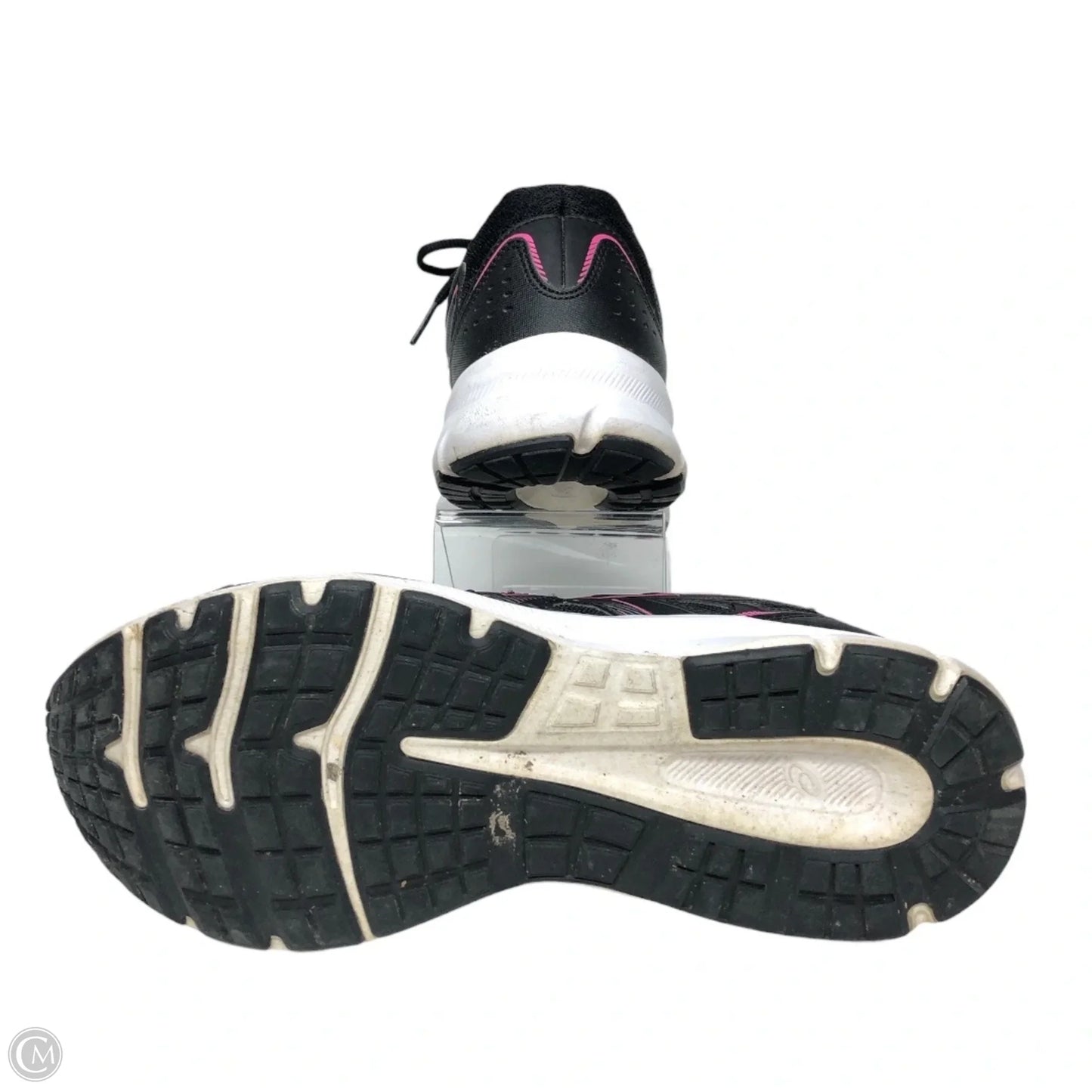 Shoes Athletic By Asics In Black & Pink, Size: 11