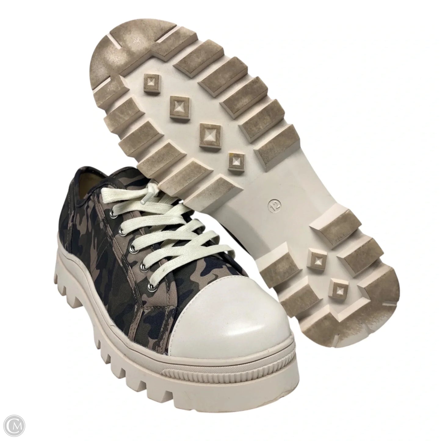 Shoes Sneakers By Cato In Camouflage Print, Size: 12