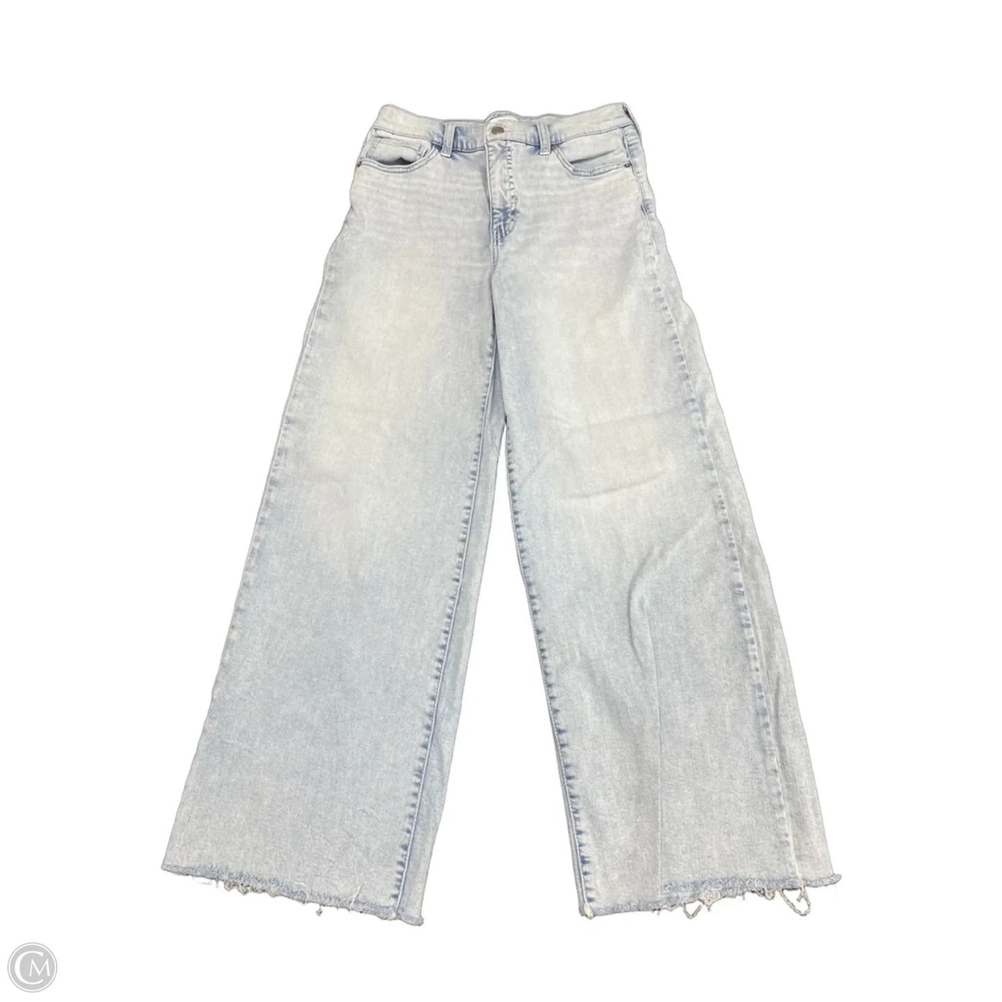 Jeans Wide Leg By Banana Republic In Blue Denim, Size: 6