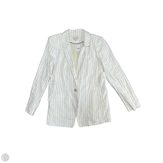 Blazer By Loft In White, Size: 14