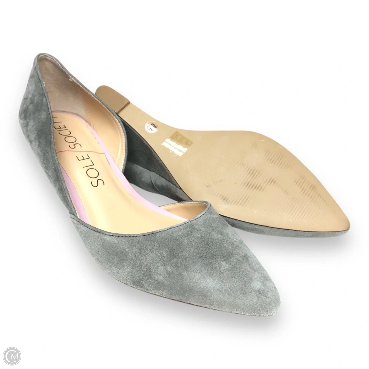 Shoes Heels Wedge By Sole Society In Grey, Size: 8.5