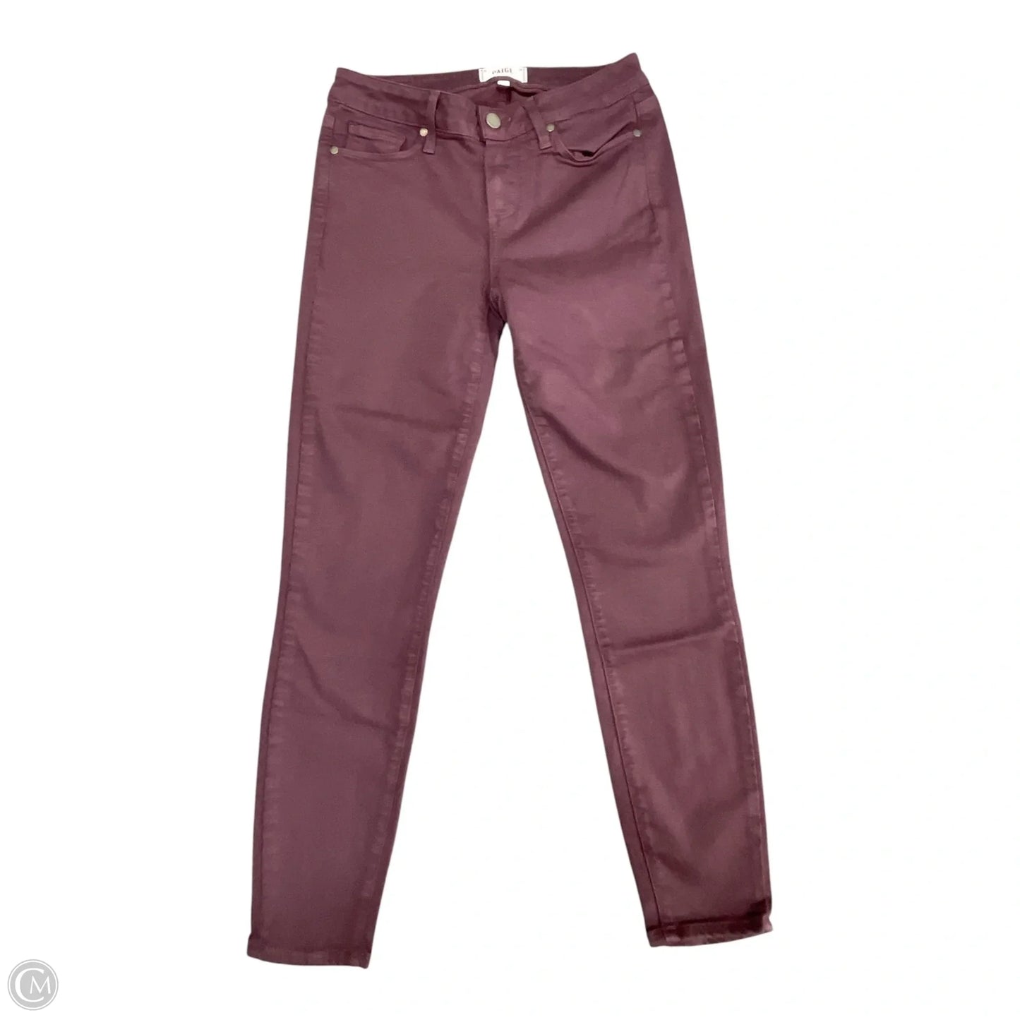 Jeans Skinny By Paige In Purple, Size: 4
