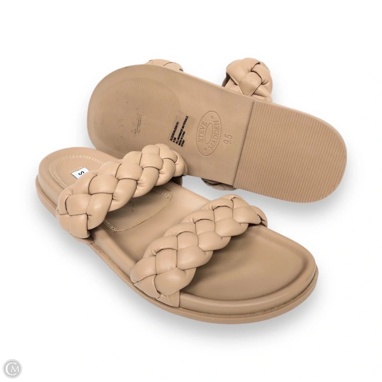 Sandals Flats By Steve Madden In Beige, Size: 9.5