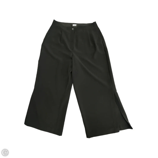Pants Wide Leg By Dkny In Black, Size: 8