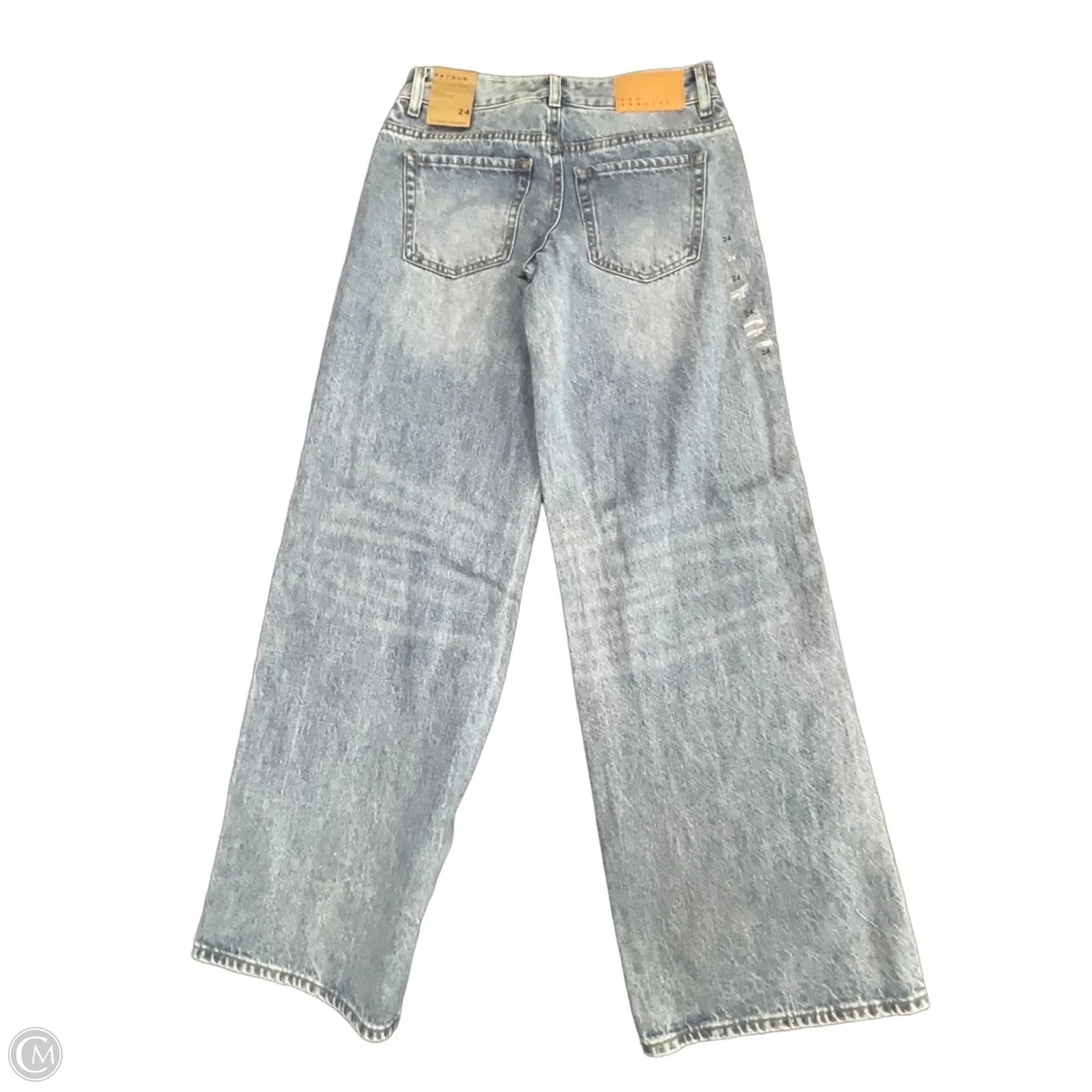 Jeans Wide Leg By Pacsun In Blue Denim, Size: 0