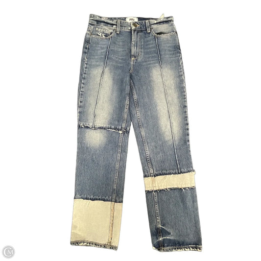 Jeans Straight By Paige In Blue Denim, Size: 2