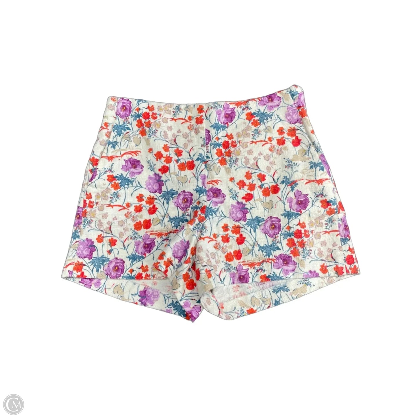 Shorts By Ann Taylor In Blue & Red & White, Size: 2p
