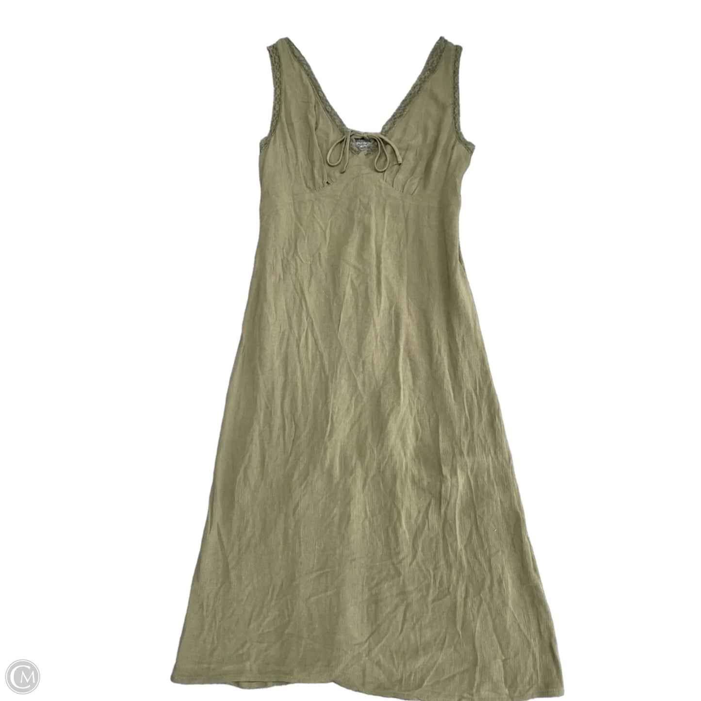 Dress Casual Midi By Clothes Mentor In Green, Size: M