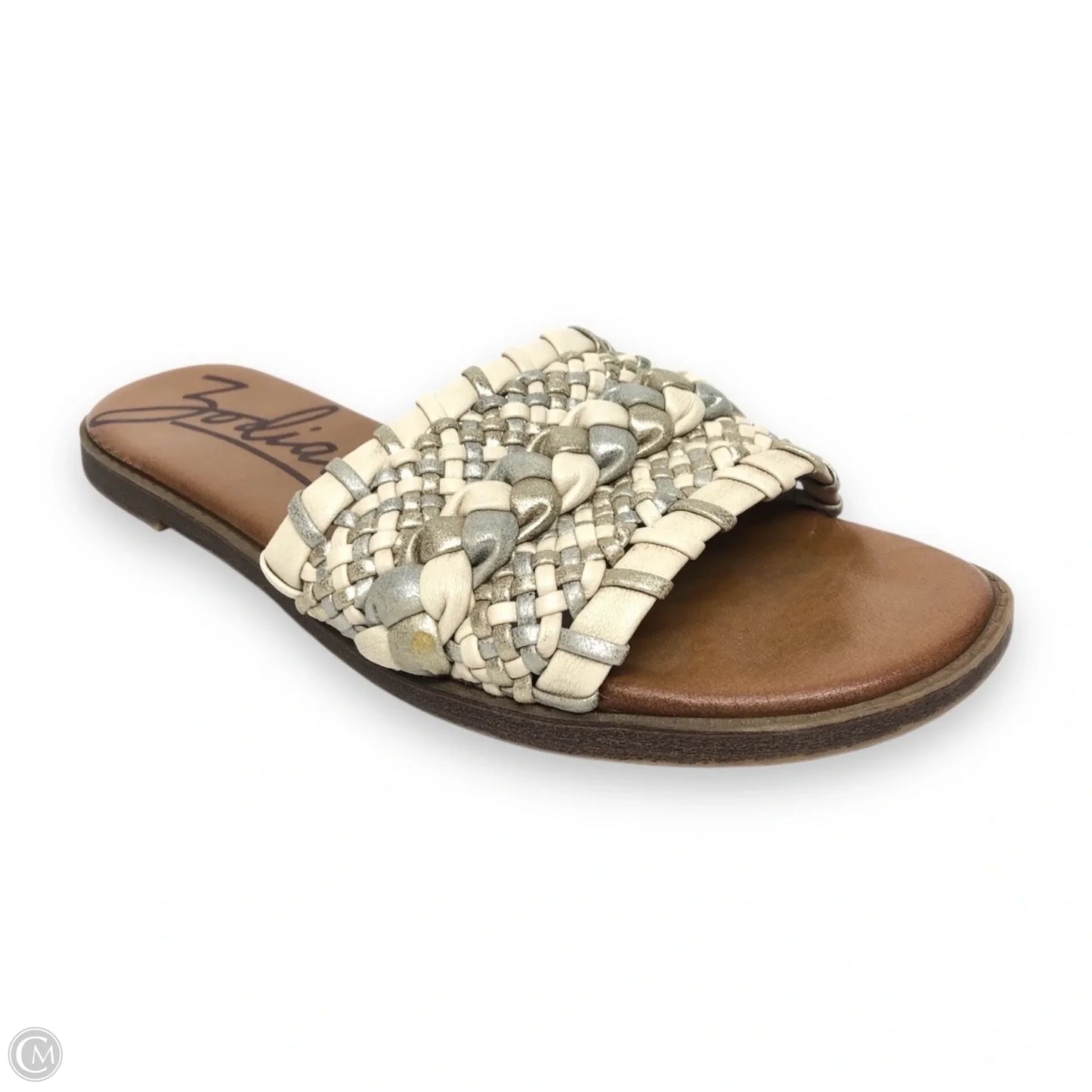 Sandals Flats By Zodiac In Cream, Size: 9