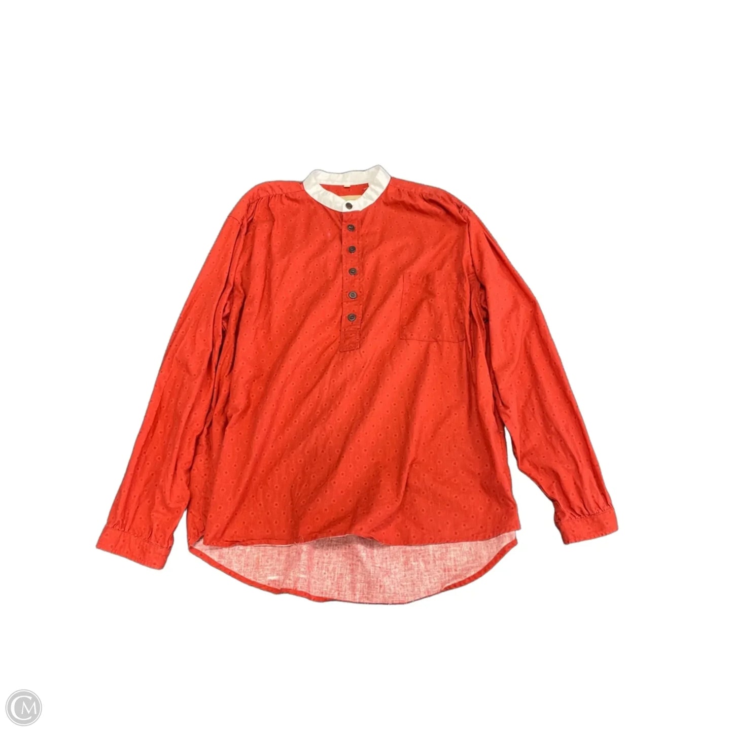 Top Long Sleeve By Cmc In Red, Size: Xl