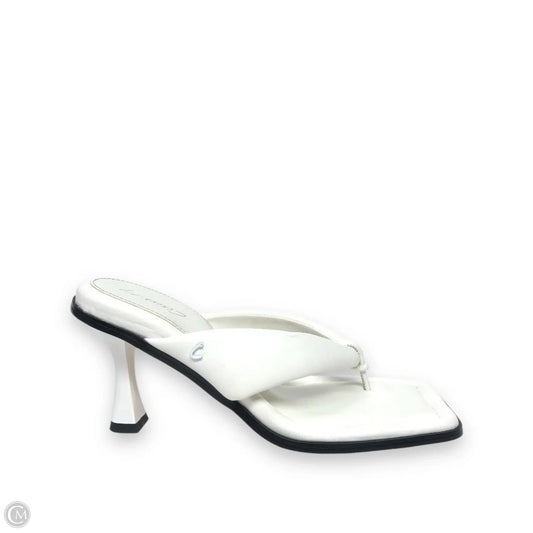 Sandals Heels Stiletto By Circus By Sam Edelman In White, Size: 9