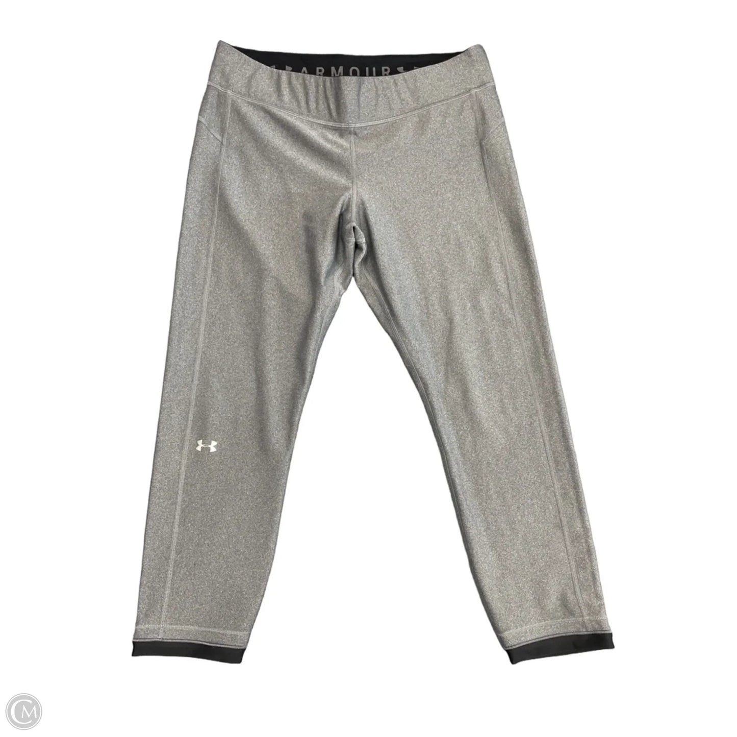 Athletic Capris By Under Armour In Grey, Size: Xl