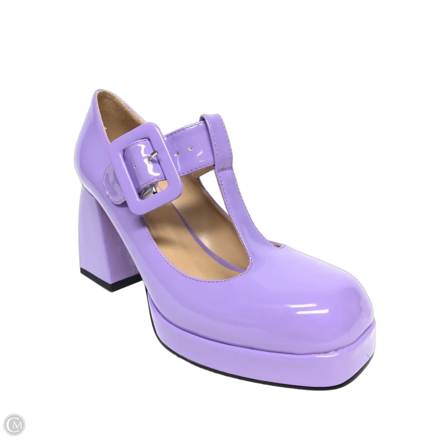 Shoes Heels Block By Clothes Mentor In Purple, Size: 9