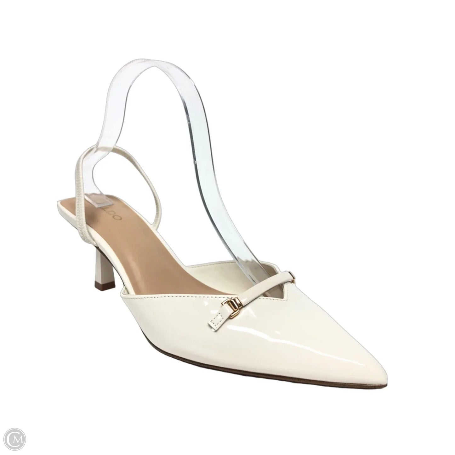 Shoes Heels Kitten By Aldo In White, Size: 8.5