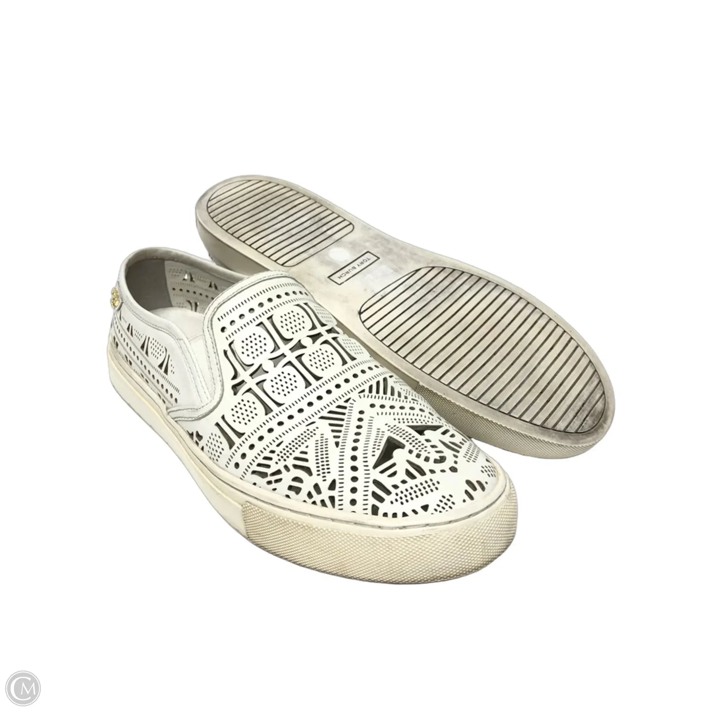 Shoes Designer By Tory Burch In Ivory, Size: 9