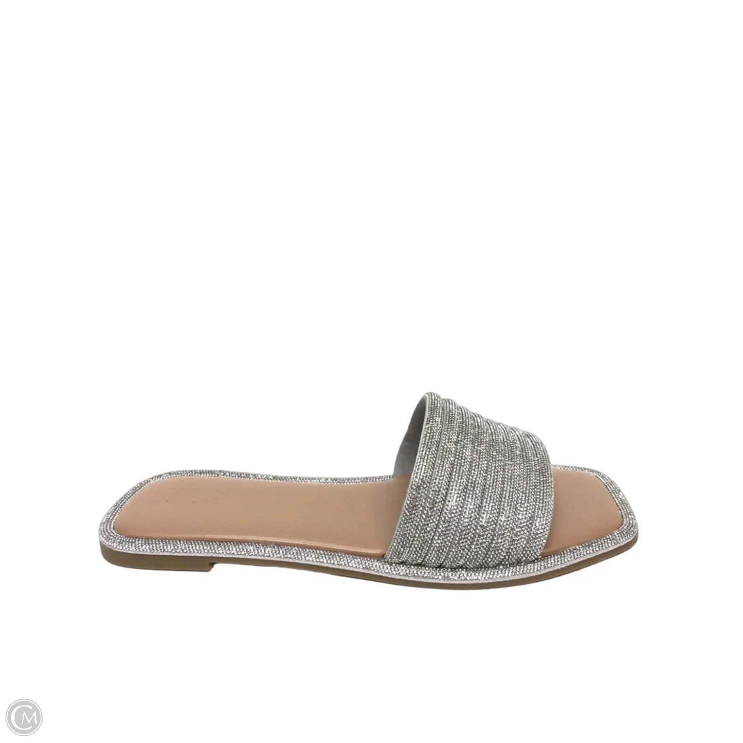 Sandals Flats By Inc In Silver, Size: 9