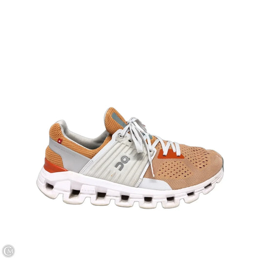 Shoes Athletic By On In Orange & White, Size: 9.5