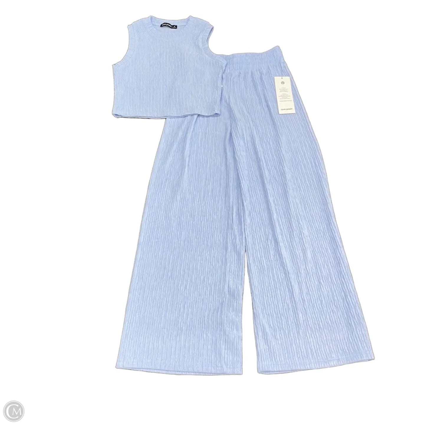 Pants Set 2pc By Clothes Mentor In Blue, Size: M