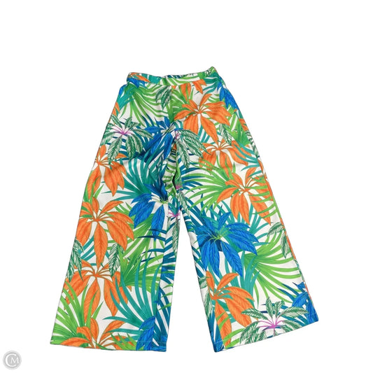 Pants Wide Leg By Fashion Nova In Tropical Print, Size: Xl