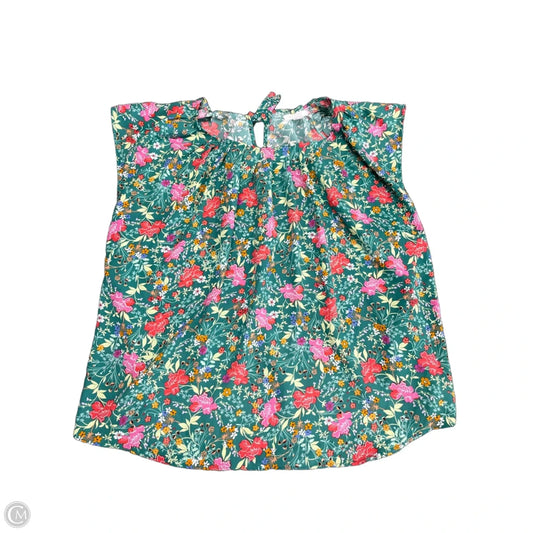 Top Short Sleeve By Lc Lauren Conrad In Green, Size: Xl