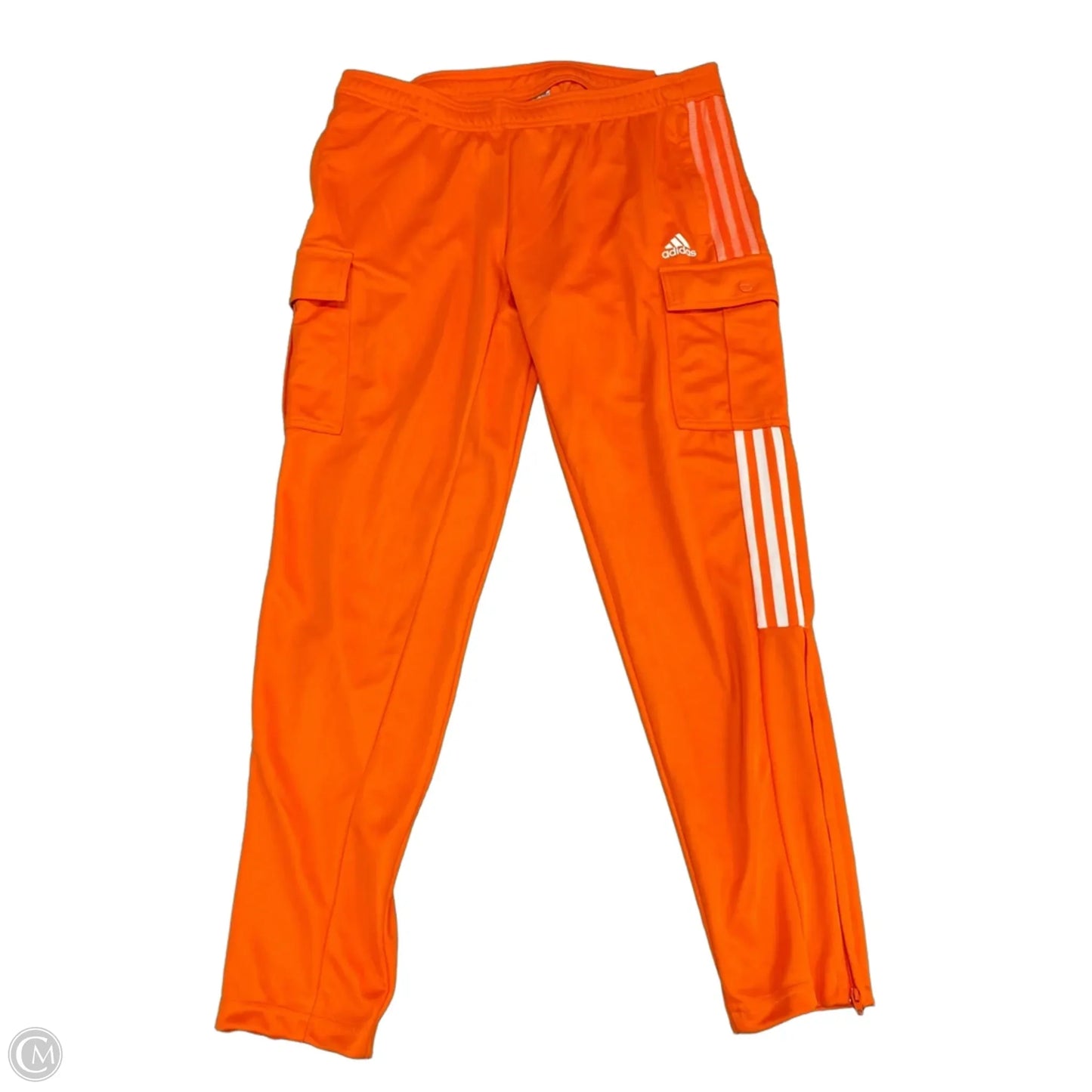 Athletic Pants By Adidas In Orange, Size: Xl