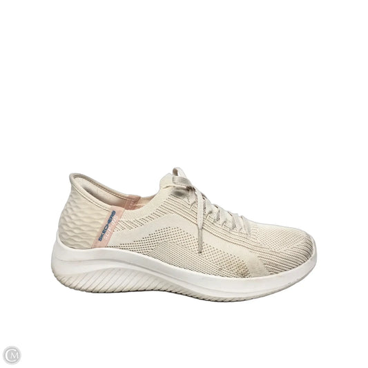 Shoes Athletic By Skechers In Cream, Size: 9