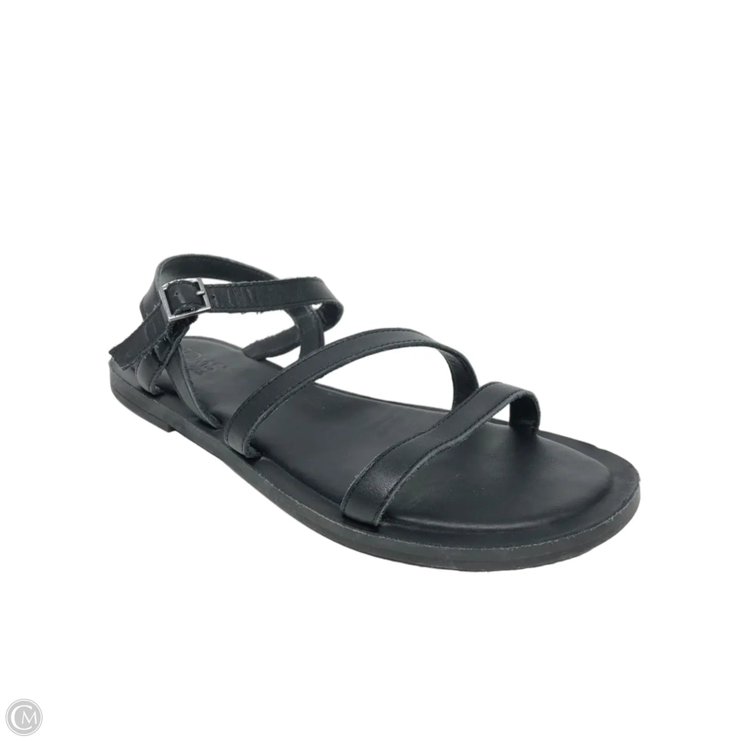 Sandals Flats By Toms In Black, Size: 7.5