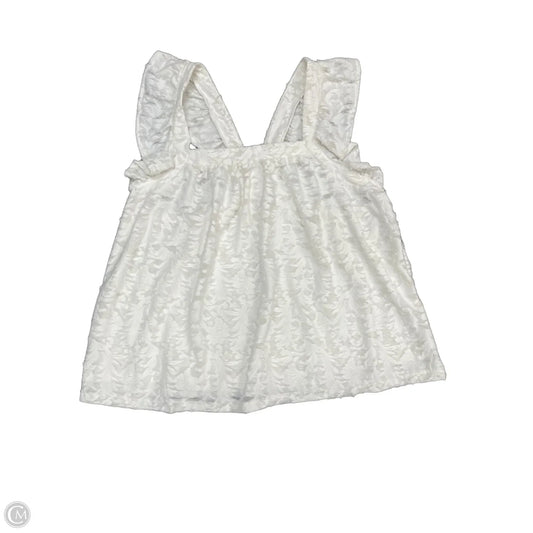 Top Sleeveless By Lc Lauren Conrad In White, Size: Xxl