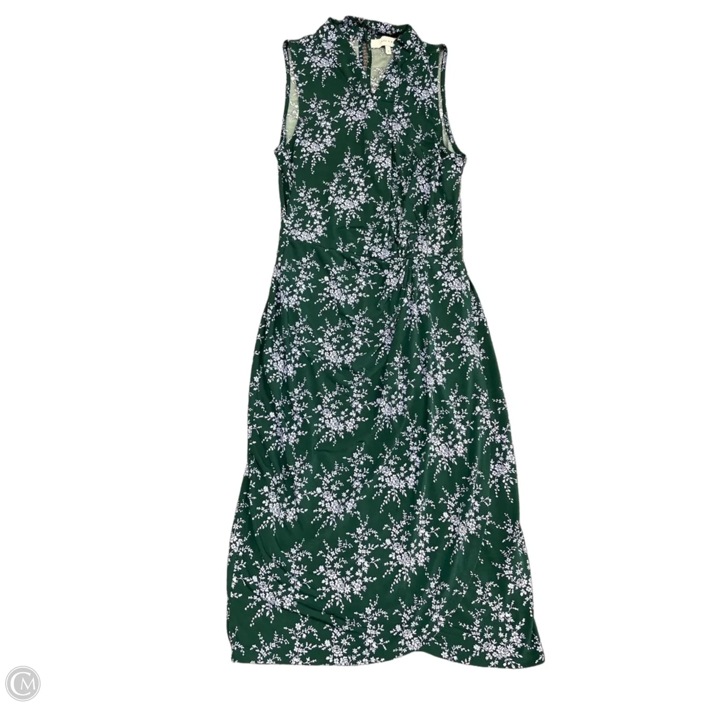 Dress Casual Midi By Clothes Mentor In Blue & Green, Size: M
