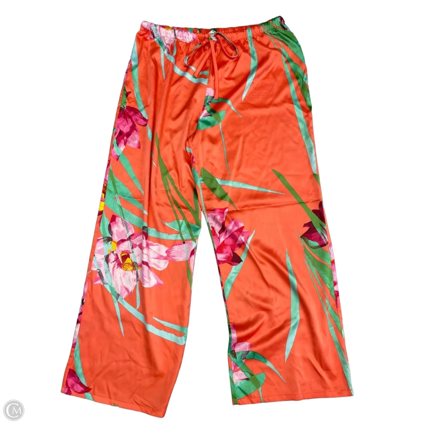 Pants Set 2pc By Natori In Tropical Print, Size: M