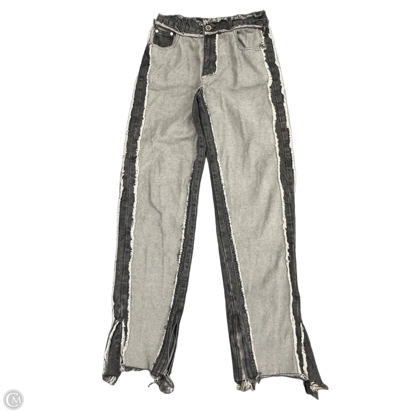 Jeans Straight By Cmc In Black Denim, Size: 8