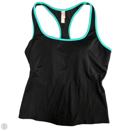 Athletic Tank Top By Victorias Secret In Black & Blue, Size: Xl