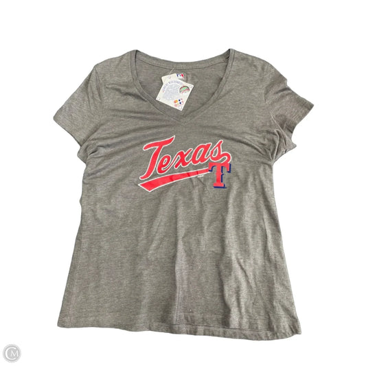 Top Short Sleeve Basic By Genuine Merchandise In Grey, Size: Xl