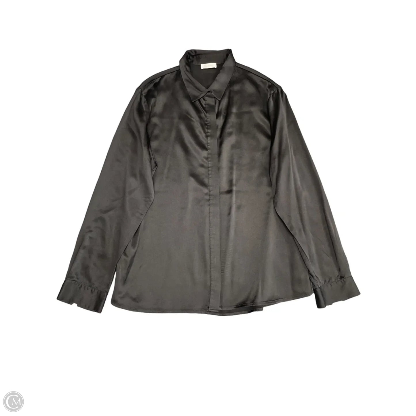 Blouse Long Sleeve By Cmb In Black, Size: L