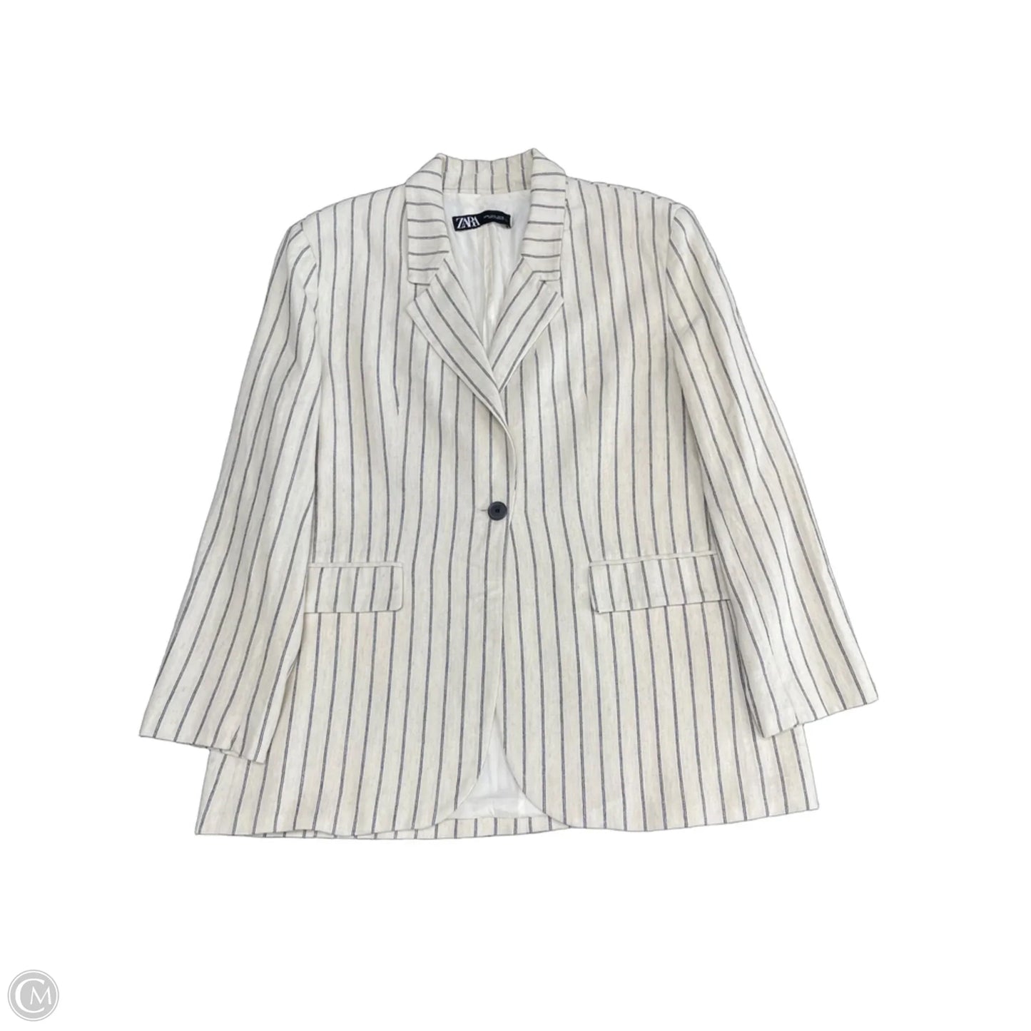 Blazer By Zara In Cream, Size: Xl