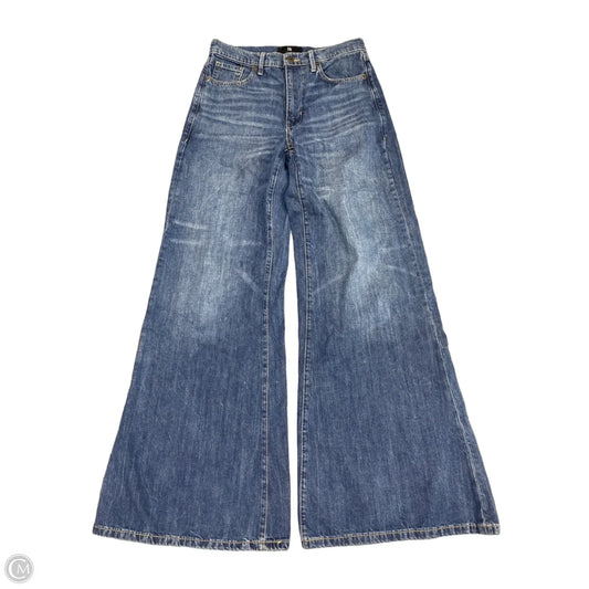 Jeans Wide Leg By Banana Republic In Blue Denim, Size: 4