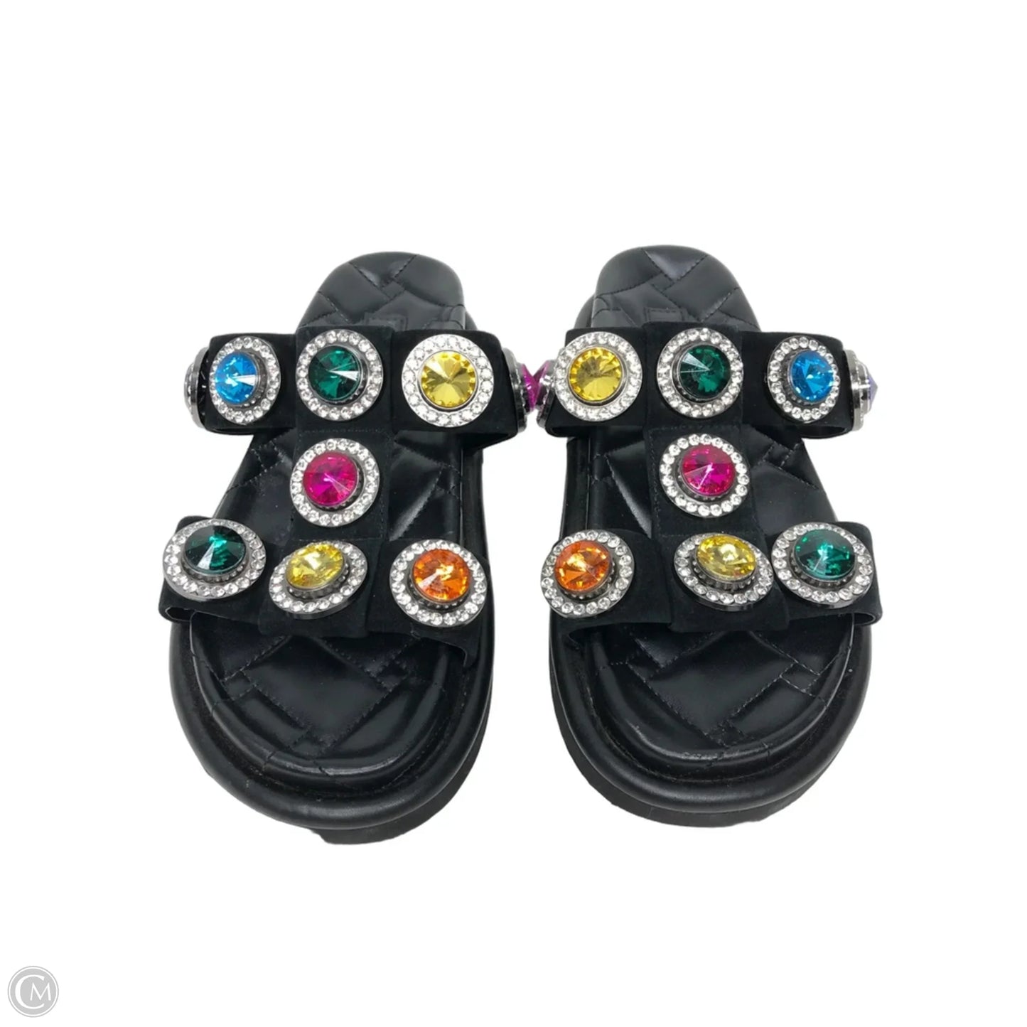 Sandals Designer By Kurt Geiger In Black, Size: 6.5